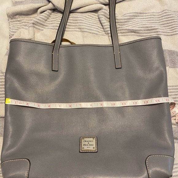 Dooney & Bourke Gray Tote, EUC, - Picture 3 of 3